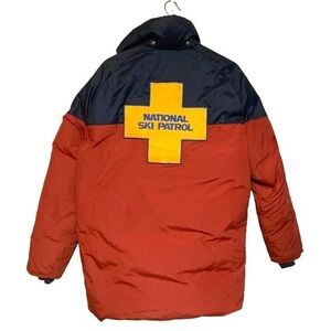 Rare 70s‎ 80’s ski coat down puffer jacket M-L zip winter Sportscaster USA made